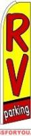 RV Parking Feather Flag 2.5' x 11.5'
