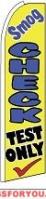 Smog Check Test Only Feather Flag 2.5' x 11.5'