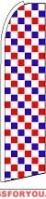 Checkered (USA) Feather Flag 2.5' x 11.5'