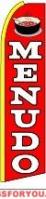 Menudo (Yellow Sleeve) Feather Flag 2.5' x 11.5'