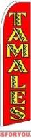 Tamales Feather Flag 2.5' x 11.5'