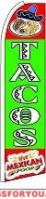 Tacos Swooper Flag 2.5\' x 11.5\'