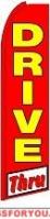 Drive Thru Feather Flag 2.5' x 11.5'