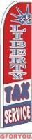 Liberty Tax Service Feather Flag 2.5' x 11.5'