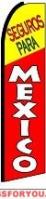 Seguros Para Mexico Feather Flag 2.5\' x 11.5\'