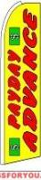 Payday Advance Feather Flag 2.5' x 11.5'