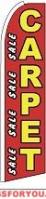 Carpet Sale Sale Sale Sale Feather Flag 2.5' x 11.5'