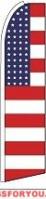 American Flag USA Feather Flag 2.5\' x 11.5\'