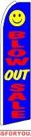Blow Out Sale Feather Flag 2.5' x 11.5'