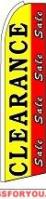 Clearance Sale (Sideways) Feather Flag 2.5' x 11.5'