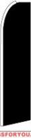 Solid (Black) Feather Flag 2.5' x 11.5'