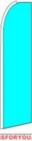 Soild (Cyan) Feather Flag 2.5' x 11.5'