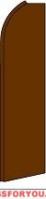 Solid (Brown) Feather Flag 2.5\' x 11.5\'