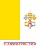 2\' x 3\' Vatican City / Papal High Wind, US Made Flag