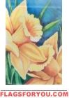 Yellow Daffodils House Flag