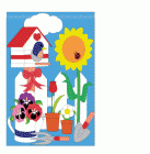 Colorful Garden Flag