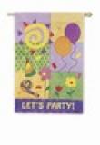 Let's Party Garden Flag