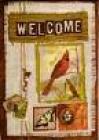 Welcome Bird House Flag